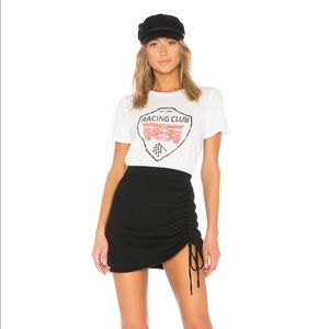 LNA cinched black skirt Size XS